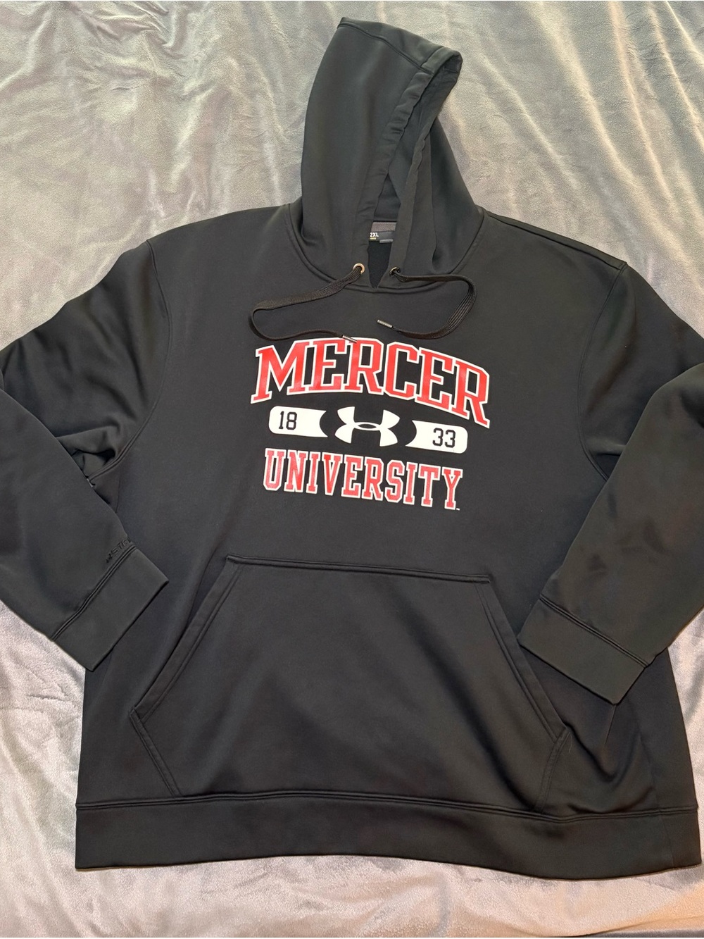 Under Armour Black MercerUniversity Beats Black Hoodie Polyester Pullover 2XL
